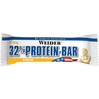 Weider - 32% Højprotein Bar, Banan - 12 x 60g