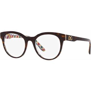 Dolce & Gabbana DG3334 3217 52 Briller Kvinder Tortoiseshell - Dark Tortoise - 52mm