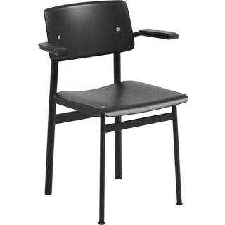 Muuto Loft lænestol med armlæn Black/Black