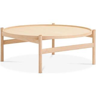 Brdr. Krüger HB sofabord Ø100 cm Hvidolieret ahorn