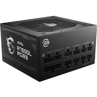 MSI MAG A750GL PCIE5 II - power supply - 750 Watt Strømforsyning - 750 Watt - 120 mm - ATX - 80 Plus Gold certified