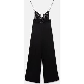 Stella McCartney Broderie anglaise jumpsuit - black - XL+