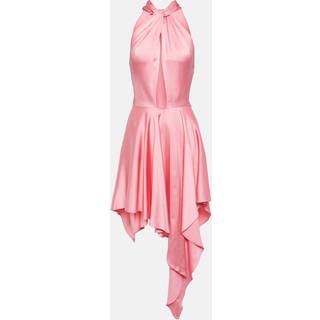 Stella McCartney Cutout asymmetric halterneck dress - pink - S
