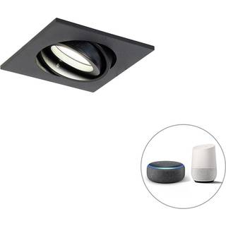 Smart indbygget spotlight sort justerbar inkl. Wifi GU10 - Club