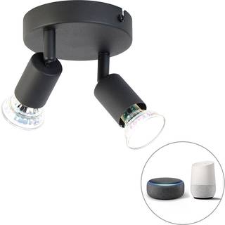 Smart Spot Sort Tiltable Rund Inkl. 2 Wifi GU10 - Jeany