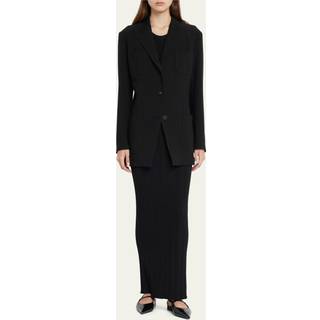 Toteme Single-breasted crÃªpe blazer - black - XXS
