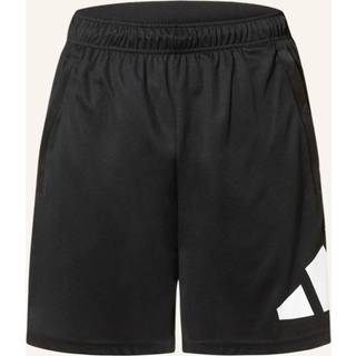 Train Essentials Logo træningsshorts - Black / White - L 23 CM