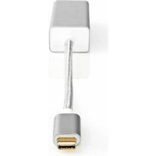 Nedis USB-C 3.2 Gen1 til RJ45 adapter - Aluminium - 20 cm