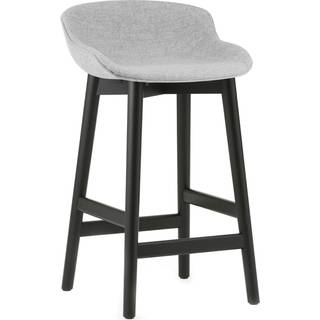 Normann Copenhagen Hyg Barstol 65 Cm / Sort Egetræ - Barstole Uld Grå - 604442