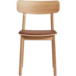 Woud Soma Spisebordsstol Polstret 2 Stk. Oileret Eg/Cognac