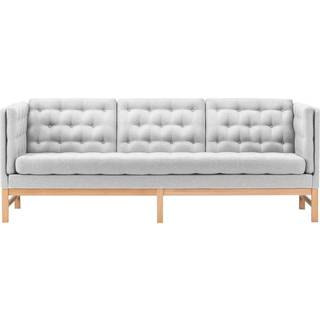 Fredericia Furniture EJ315-3 Sofa Luce Sæbe Eg/Lysegrå (Luce 003)