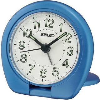 Seiko QHT018L Blue Folding Travel Alarm Clock - C0555