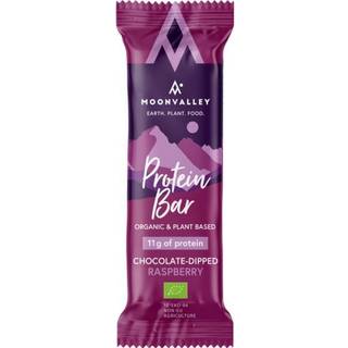 MoonValley Proteinbar Chokolade og Hindbær Ø - 60 g.