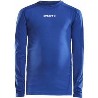 Pro Control Compression Long Sleeve Jr - Blue