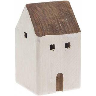 Haus Maritim Holz 5x5x8,5cm