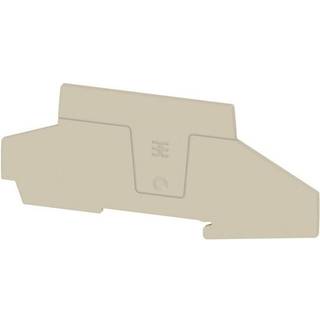 Weidmüller Endeplade for push in a2t 4 beige