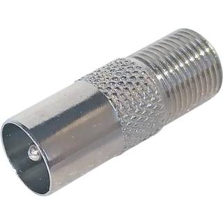 Deltaco F-hun/IEC-han adapter ➞ På lager - klar til levering og afhentning