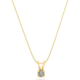 Henrik Ørsnes Design Vedhæng i 14 Karat Guld med Diamant 0,20 Carat TW/SI