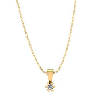14 Karat Guld Vedhæng fra Henrik Ørsnes Design med Brillant 0,05 Carat W/SI