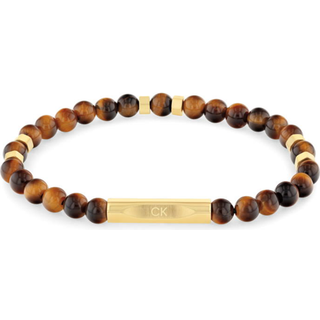 Mixed Beads Bracelet - Brown - One Size