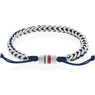 Tommy Hilfiger Flettet Metal og Snor Armbånd