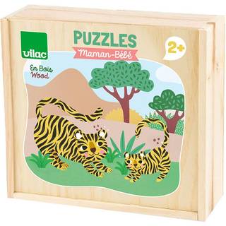 Puslespil 12x2 brikker - Mor og baby