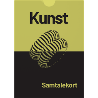 Snakspil Kunst samtalekort (På lager i varehus)