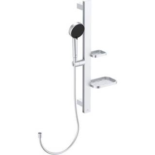 Ideal standard alu+ brusersæt ø100 mm, silver
