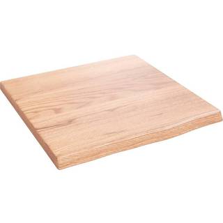 væghylde 40x40x2 cm behandlet massivt egetræ lysebrun