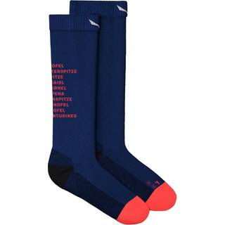 Salewa Women's Ortles Dolomites All Mountain Crew Sock Vandresokker Damer størrelse 42-44 farve blå