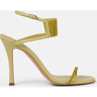 Stella McCartney Stella 100 crystal-embellished sandals - green - EU 40