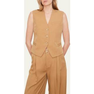Vince Tailored vest - brown - XXS