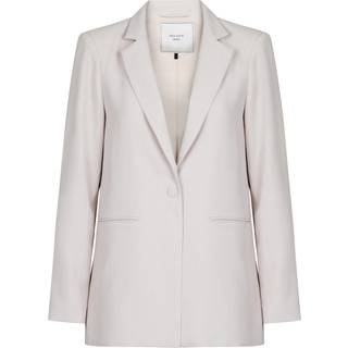 Avery Woven Blazer, Ivory, 40