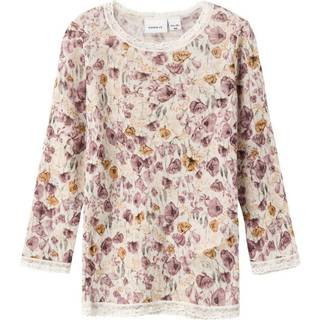 Name It Moonbeam Blomstret Bluse Merinould