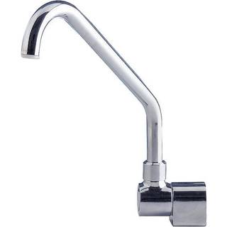 Enkeltvandhane båd Barka BR0600, med foldbar & roterbar tud, 3/8" G (BSP), forkromet messing