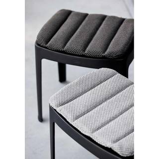 Cane-Line - Cut barstol/skammel hynde Light grey, Cane-line Focus
