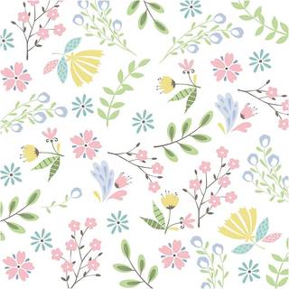 Servietter, Småblomstret, str. 33x33 cm, 20stk./ 1 pk.