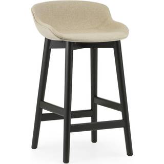Normann Copenhagen Hyg Barstol 65 Cm / Sort Egetræ - Barstole Uld Sand - 604441