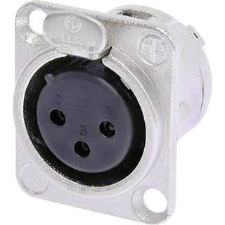 Neutrik NC3F-DL-1 XLR-stik Flangetilslutning, kontakter