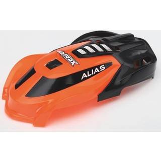 Traxxas 6613 CANOPY, ALIAS, ORANGE/SCREWS