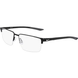 Nike 8054 001 55 Briller Mænd Black - Satin Black - 55mm