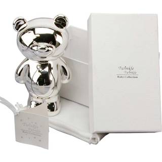 Celebrations Silver Plated Teddy Bear Money Box - P7521