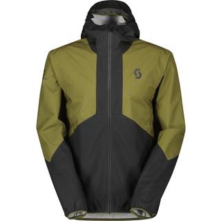 SCOTT Explorair Light Dryo 2.5 Layer Jakke Sort/Grangrøn til Mænd - Størrelse Small