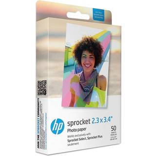 HP Sprocket Select / Sprocket Plus Fotopapir 5,8 x 8,7 cm - 50 Pack
