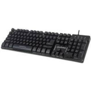 Manhattan 178457 tastatur Spil USB QWERTY Spansk Sort