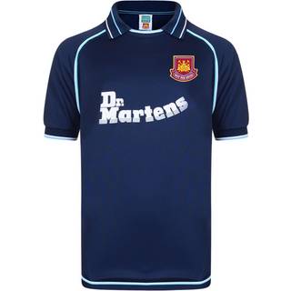 Score Draw West Ham United FC 2000 Retro Away Shirt, Navy - XXL
