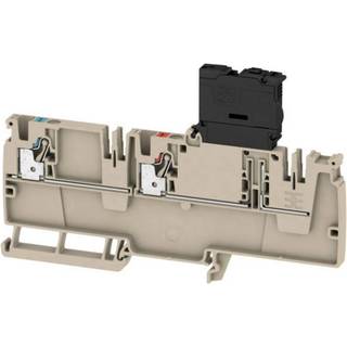 Weidmüller Push in distributionsklemme 4mm² beige