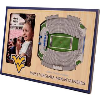 Youthefan NCAA West Virginia Mountaineers 3D Stadiumview Picture Frame - Milan Puskar Stadium 12 """" X 8 """"