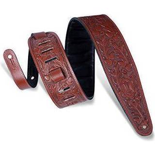 Levy's Oak Embossed Guitarremmen Walnut