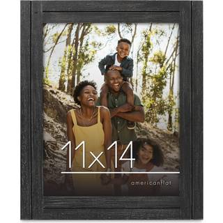 AmericanFlat 11x14 Billedramme med poleret krystalklart glas - Hampton -samling - n?d